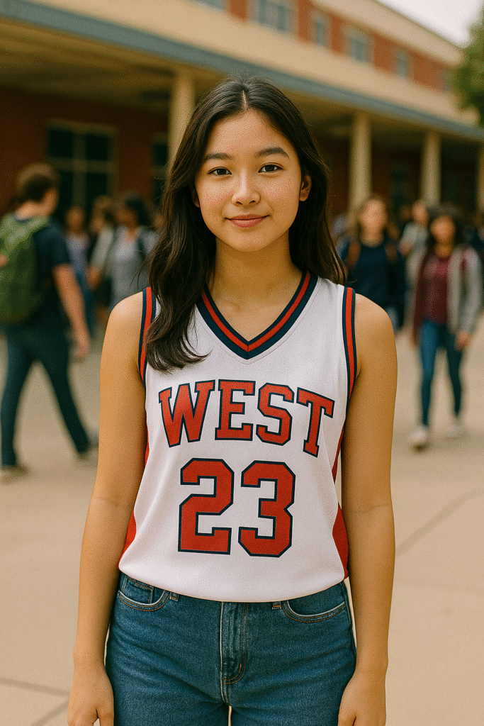 outfit jersey basket
