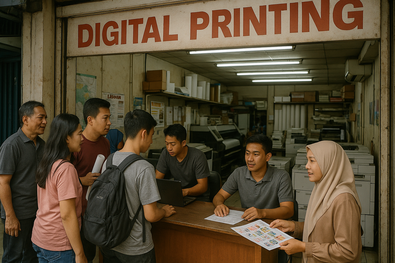 Kami Ahlinya: Kombinasi Sablon Manual dan Digital untuk Hasil Terbaik
