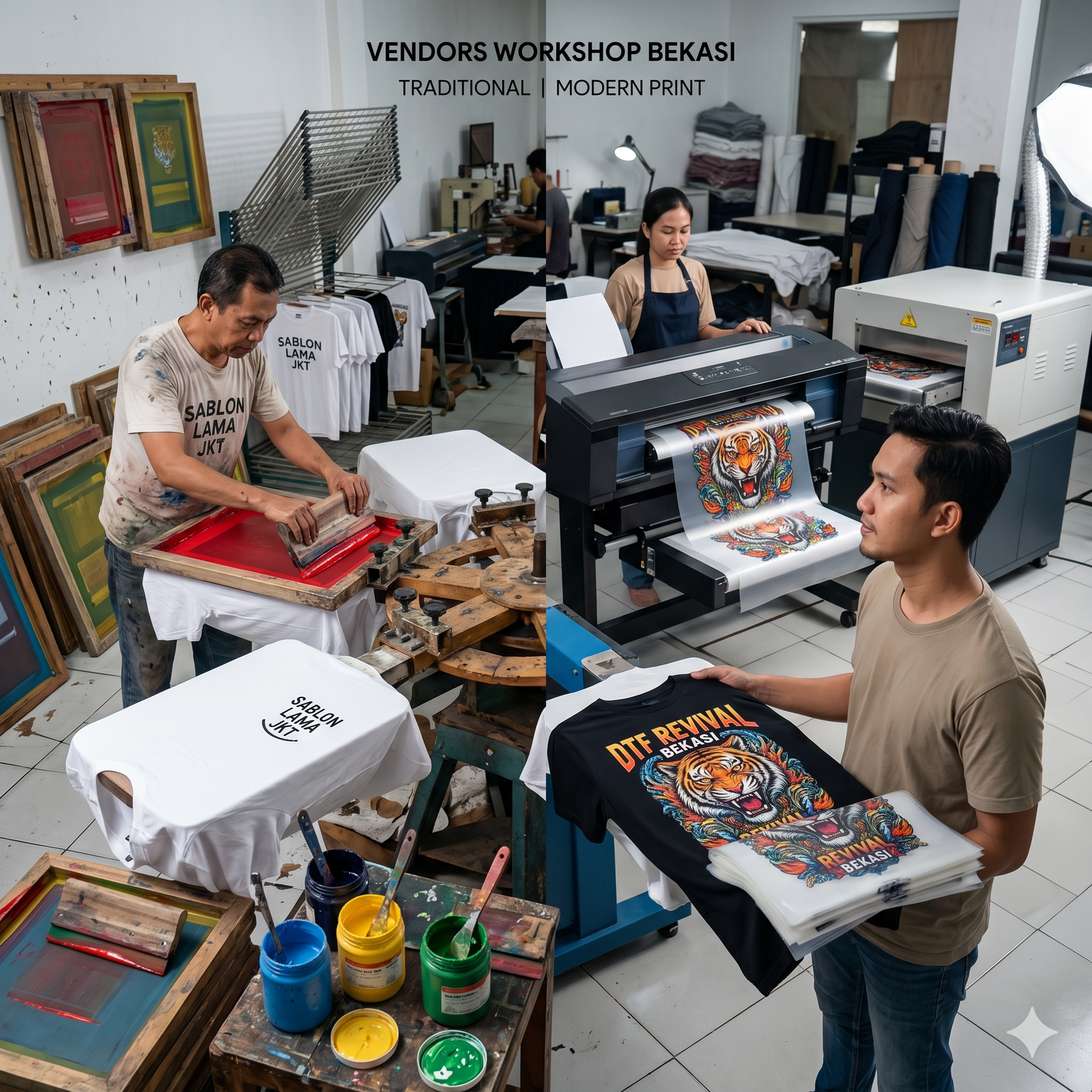 DTF vs Screen Printing: Kenapa Banyak Vendor Sablon Mulai “Pindah Haluan”?