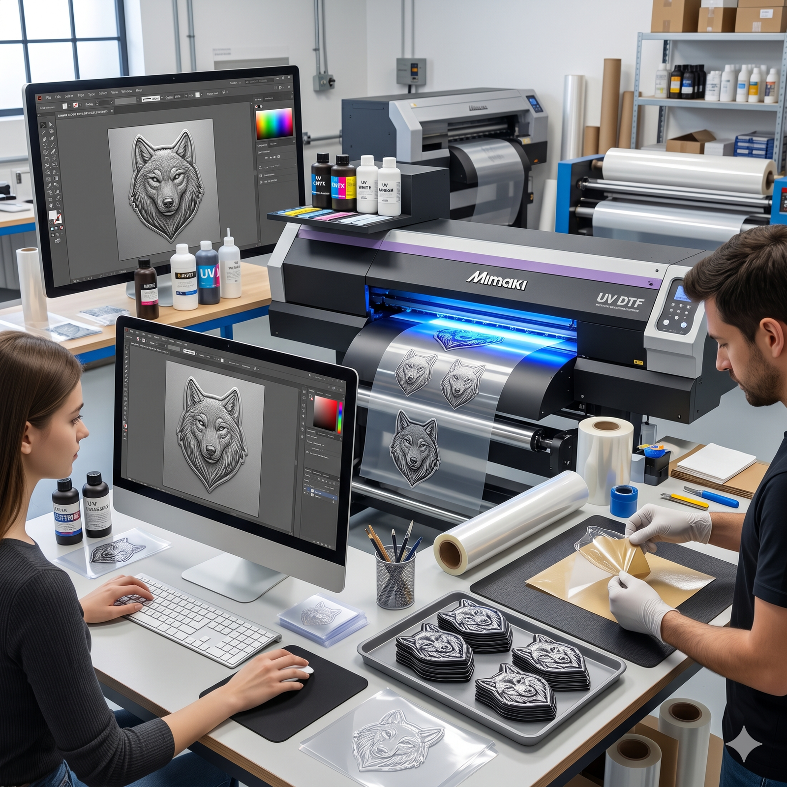 Kupas Tuntas Proses Pembuatan 3D UV Patch dari Desain Sampai Siap Tempel