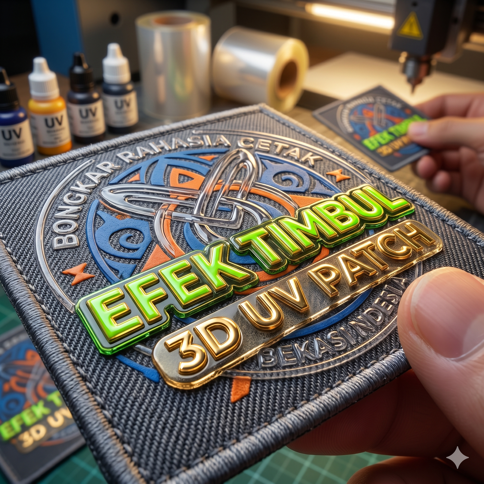 Efek Timbul yang Bikin Candu: Bongkar Rahasia Cetak 3D UV Patch