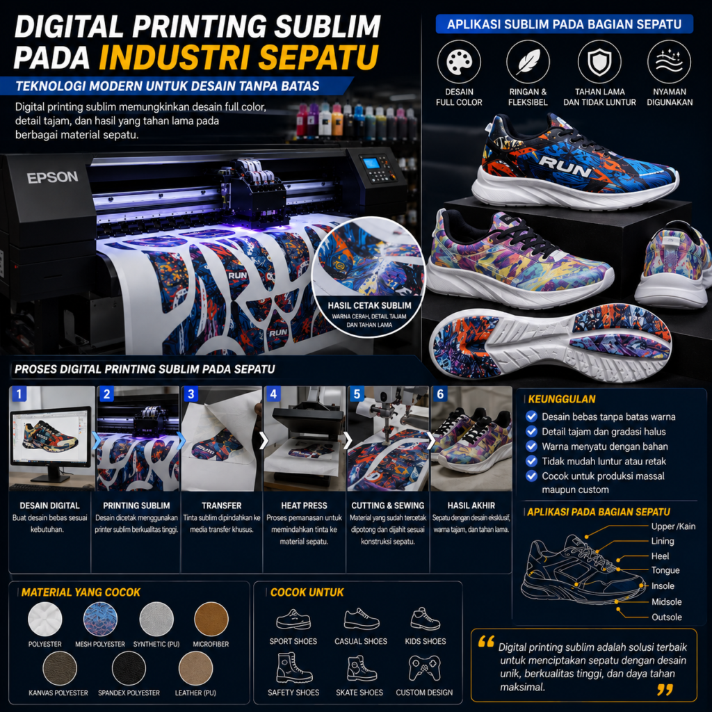 Aplikasi Digital Printing Sublim